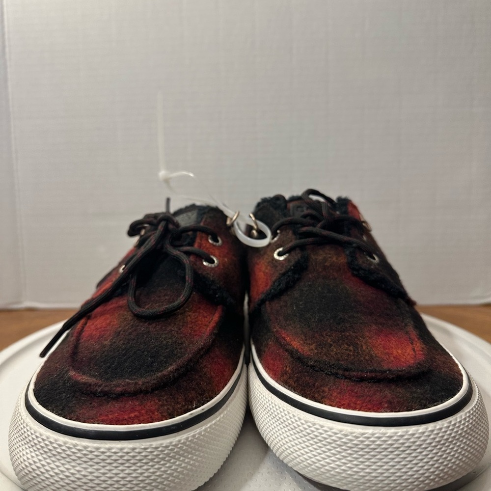 🆕Sperry Men's Buffalo Plaid Wool Sneakers - Picture 4 of 13